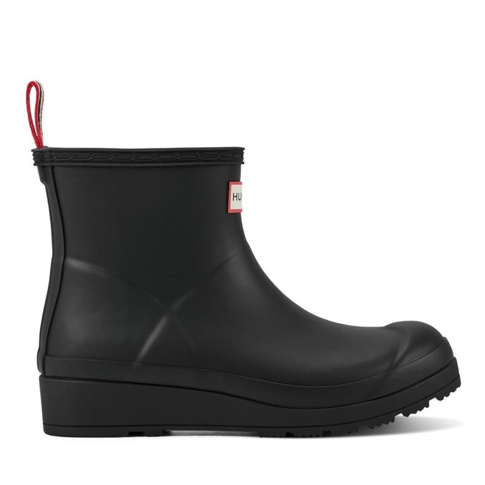 New Hunter Women's Original Short Play Boots Black Size 7 NEW IN BOX